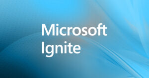 Microsoft Ignite Main Banner Blue