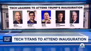 Tech Titans At Trump Inauguration